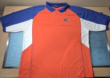 Team UF Florida Gators Polo Golf Shirt Blue Orange Men's Size X-Large