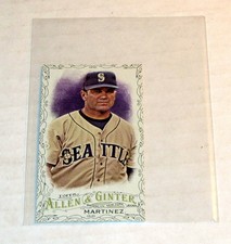 2016 Topps Allen & Ginter Mini Black 188 Edgar Martinez  HOF Mariners