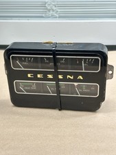 Cessna Stewart Warner Instrument Gauge Cluster C669502-0201 (D2455)