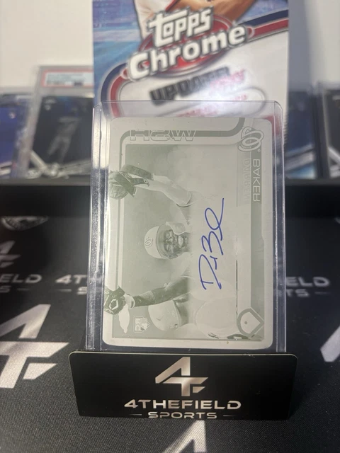 2025 Topps Chrome UPDATE - Darren Baker 1/1 ROOKIE PLATE AUTO #CRDA-DB