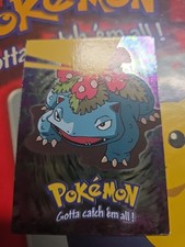 Topps Pokemon #03 Venusaur Holo Stage 3 #E3 Black Logo Pack Fresh