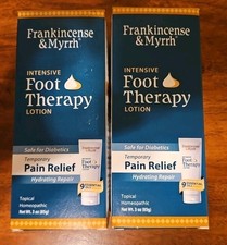 2x Frankincense  Myrrh Intensive Foot Therapy Lotion Fast Pain Relief 85g S18