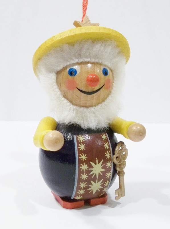 Steinbach West Germany Petrus St. Peter #Z 515 Wooden Wood Christmas Ornament
