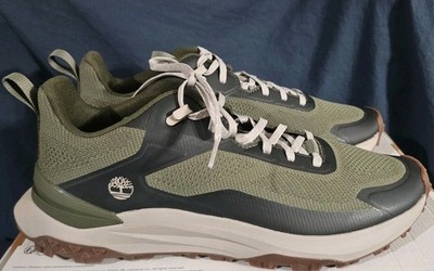 Timberland Motion Access Low Sneaker Dark Green Knit Men Size 13 New No Box Top