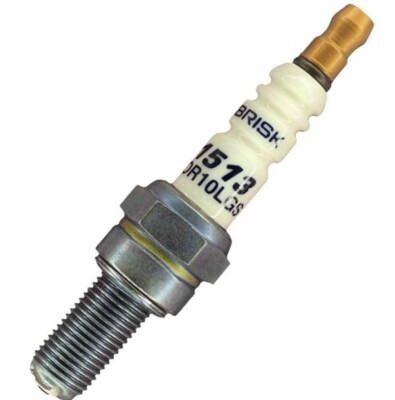BRISK RACING AOR10LGS-T PREMIUM SPARK PLUG SILVER ELECTRODE CORE POWER SPARK