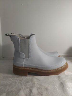 L.L. Bean Rugged Wellie Chelsea Rain Boot Women’s Shoe Size 7 Blue Preowned Women main image 4