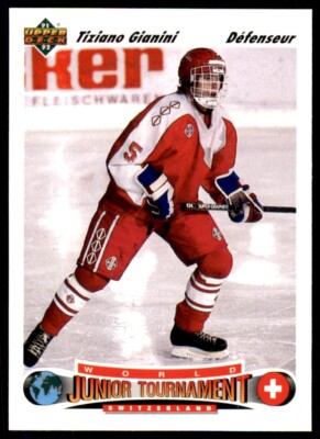 1991-92 Upper Deck Tiziano Gianini Rookie Switzerland #670
