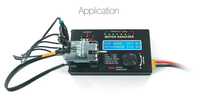 SKYRC BMA-01 Brushless Motor Analyzer / RPM / KV / Voltage / Ampere Measurement - Image 2 of 4