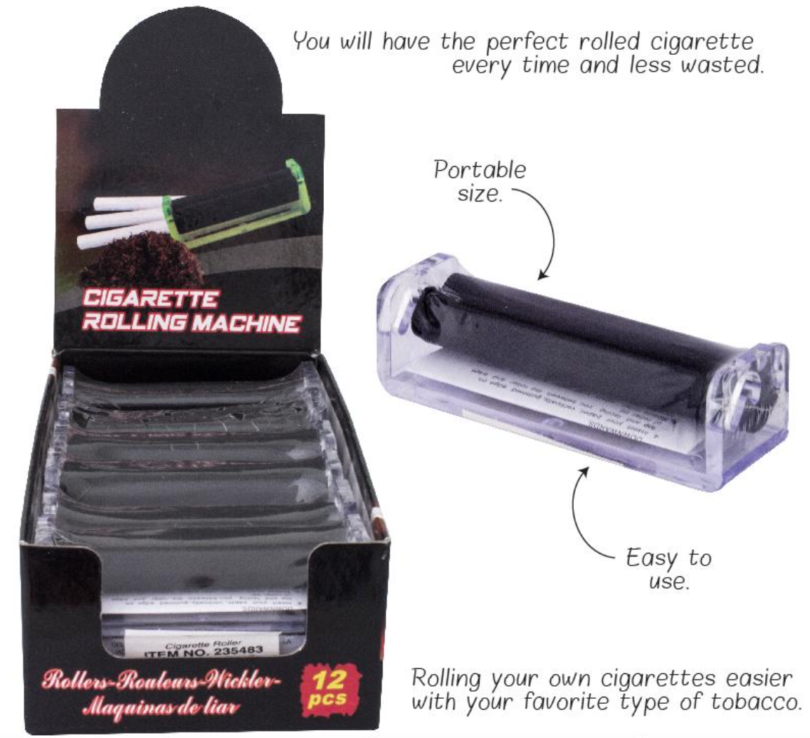 easy roll cigarette injector Rolling Machine Electric Automatic Mini Roller Maker DIY Tool (Red) Roller Injector Papers 70mm Machine