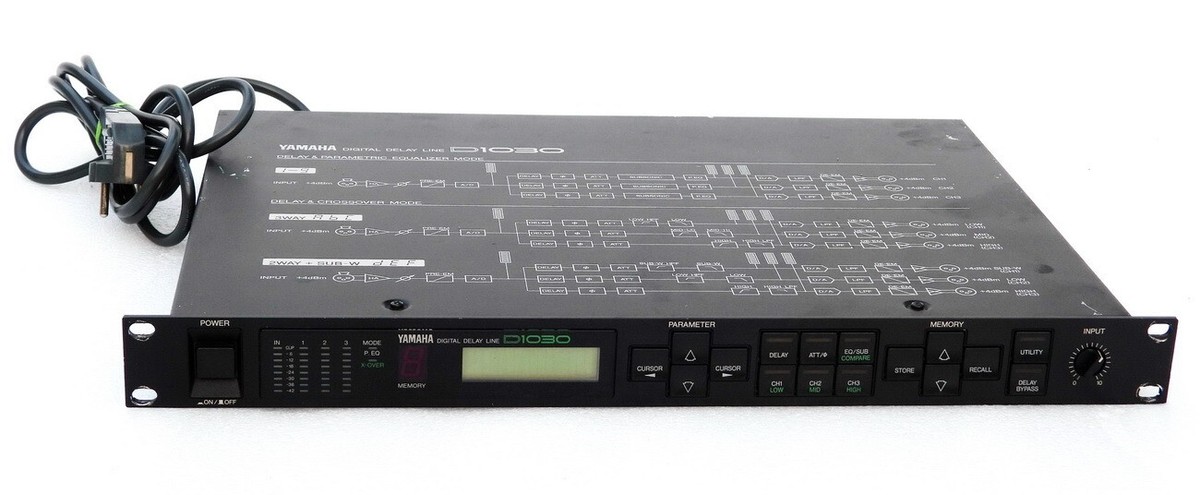 YAMAHA Ｄ1030 DIGITAL DELAY 中古品 YAMAHA MODEL D1030 PROFESSIONAL MUSIC SYSTEM DIGITAL DELAY LINE