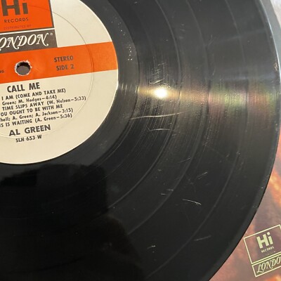 新品7INCH AL GREEN CUT CREATOR$ EDIT 1st press AL GREEN Call Me LP (Hi XSHL 32077, orig 1973