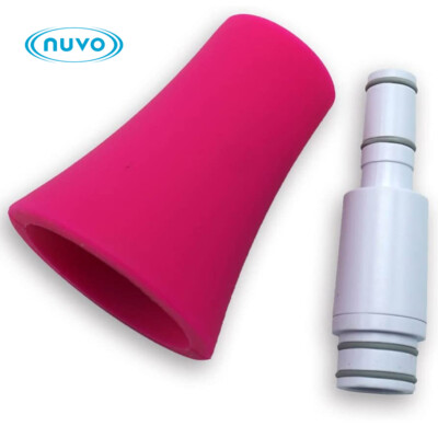 Nuvo N515SWPK jSax Straight Kit for Saxophone - White/Pink