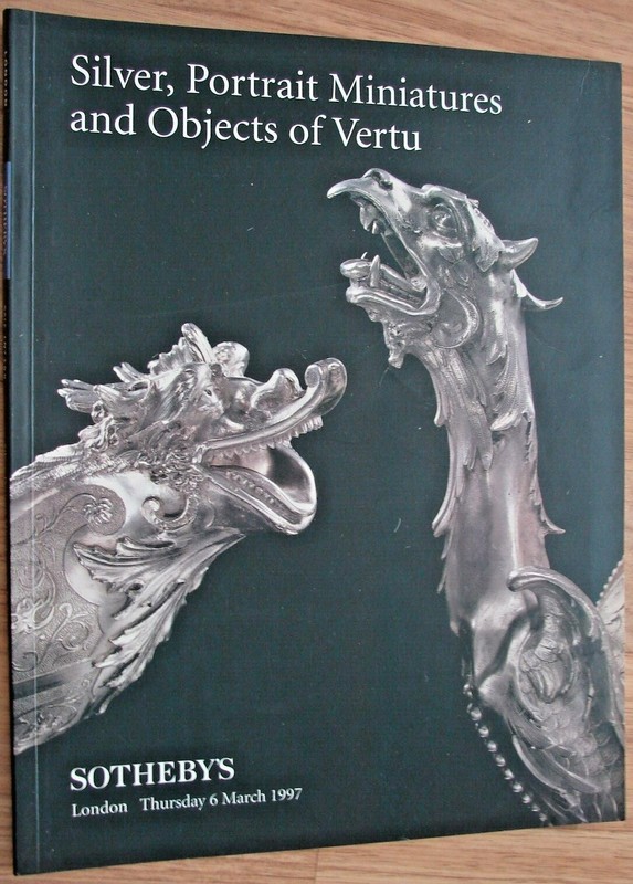 Sotheby's London Auction Catalog March 6, 1997 Silver Portrait Miniatures Vertu