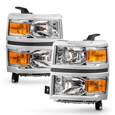 2014-2015 Chevy Silverado 1500 Headlights Headlamps Leftright 14-15 Headlights 2014-2015 Chevy Silverado 1500 Headlights Headlamps Leftright 14-15 Headlights