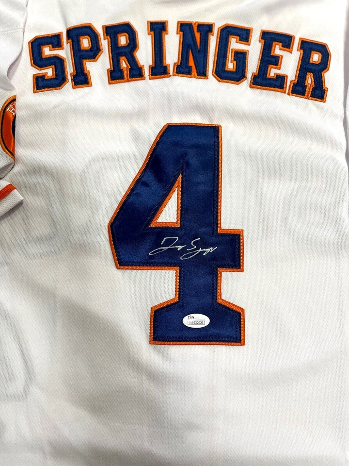 George Springer Signed Houston Astros Jersey JSA WP232923 Auto - Image 2 of 3