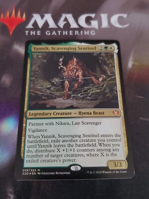 Mtg. Yannik, Scavenging Sentinel. Foil. Commander 2020. Nm | eBay