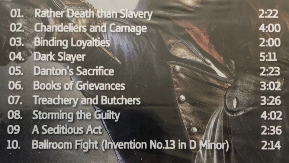 Assassins Creed Unity Soundtrack Vol 2 CD New Sealed 669311315328 Ubisoft - Image 3 of 4