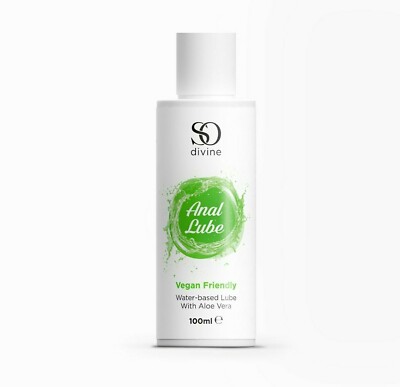 So Divine Water-based Anal Lubricant 100ml- Vegan Body safe formula | eBay So Divine Water-based Anal Lubricant 100ml- Vegan Body safe formula | eBay