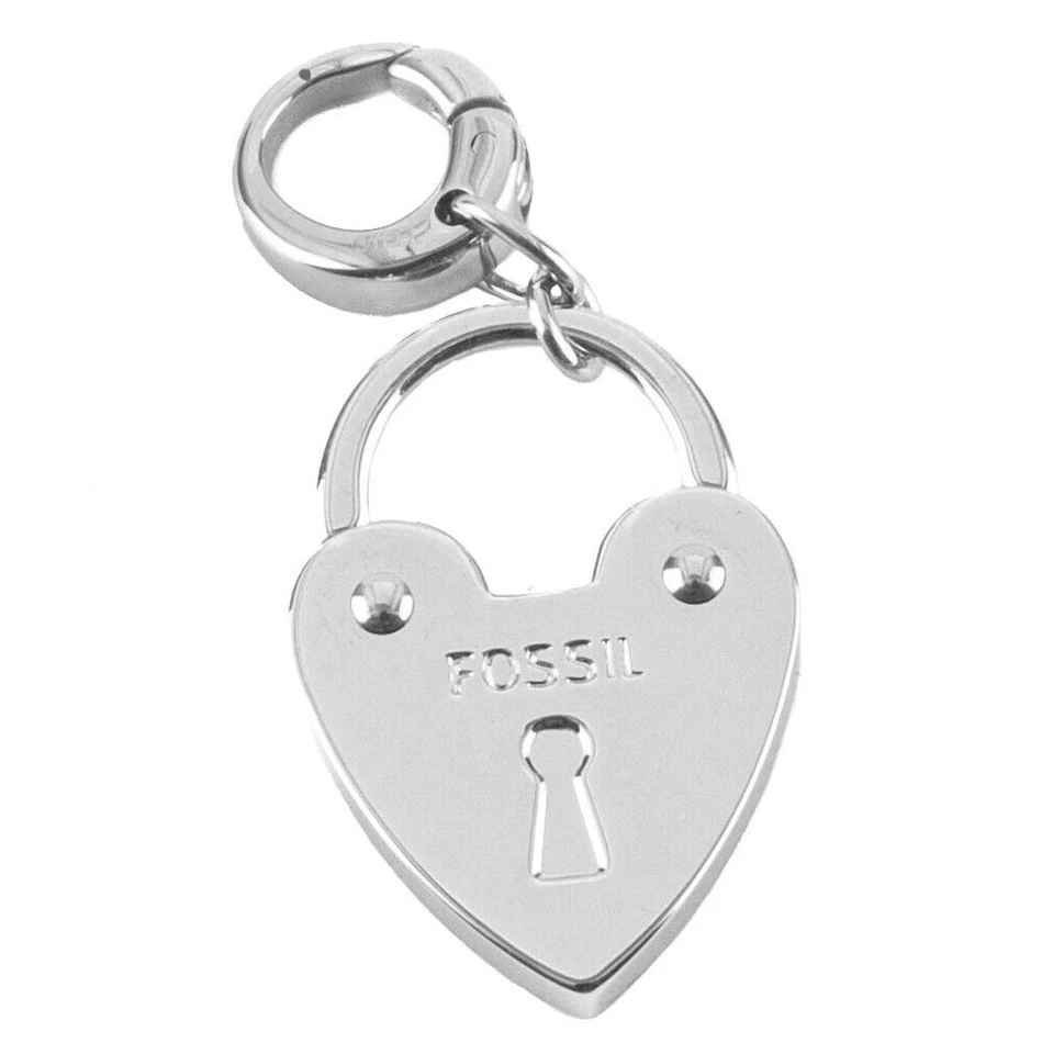 FOSSIL Herz Anhänger Charm Schloss Heartlock Liebesschloss Geschenk - JF00032040 - Bild 2 von 3
