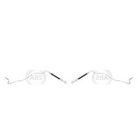 A.B.S. Set Bremsschlauch Hinten Links Rechts FüR VW Polo Skoda Fabia II Combi