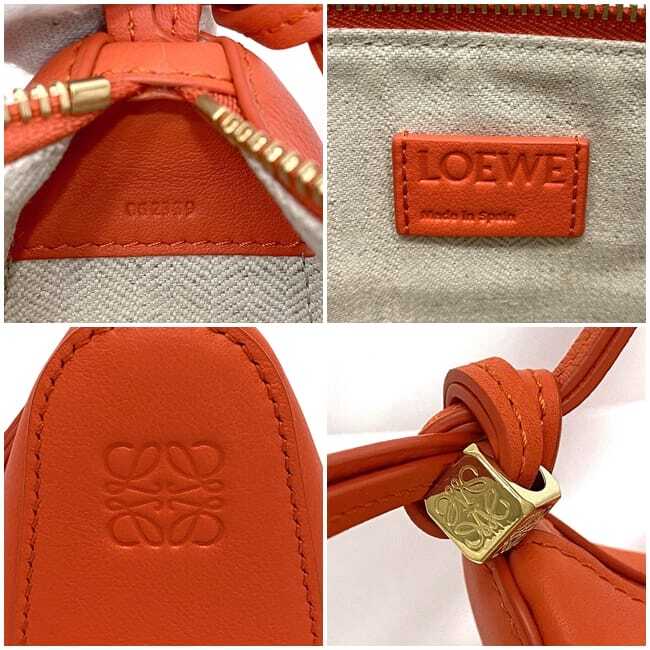 Loewe 2Way Bag Hammock Hobo Orange A538G13X01 F-20569