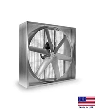 AGRICULTURAL EXHAUST FAN - Belt Drive - 48" - 1 Hp - 230V - 1 Ph  19,723 CFM
