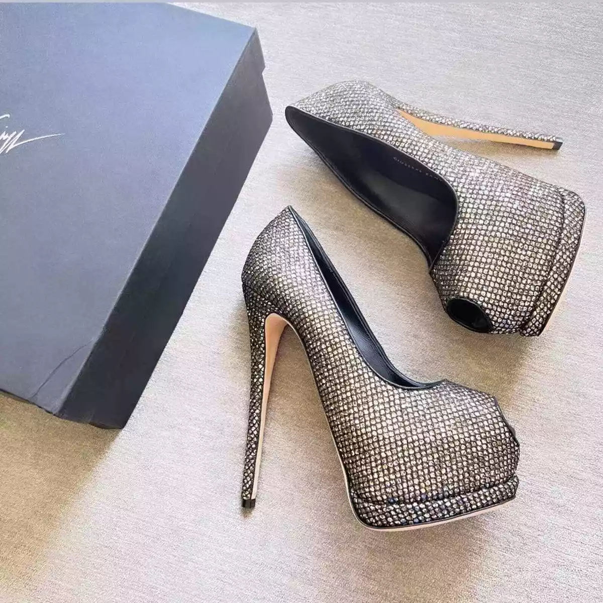 Giuseppe zanotti hotsell crystal heels