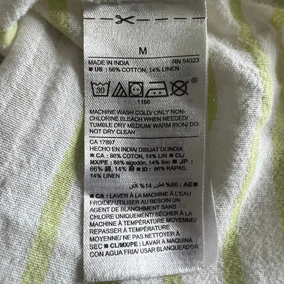 Top túnica encubierta azul marino antigua a rayas cuello en V borla dobladillo playa piscina vacaciones medianas Foto 4 de 4