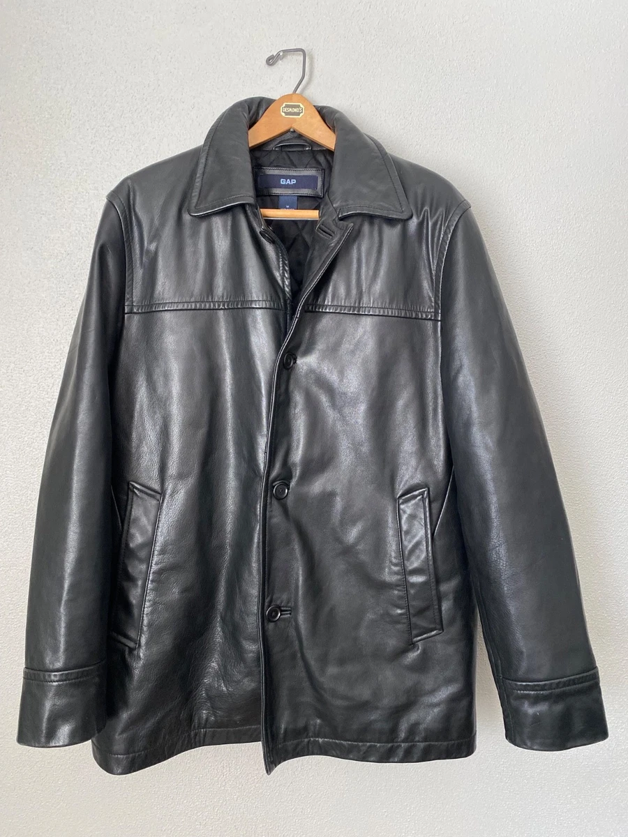 Gap Leather Outer Shell Coats, Jackets & Vests for Men for Sale
