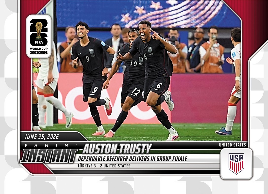 2026 Panini Instant FIFA World Cup #136 Auston Trusty United States PRESALE