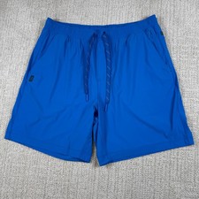 Rhone Mens Large Blue 7" Nylon Active Athletic Training Performance Shorts