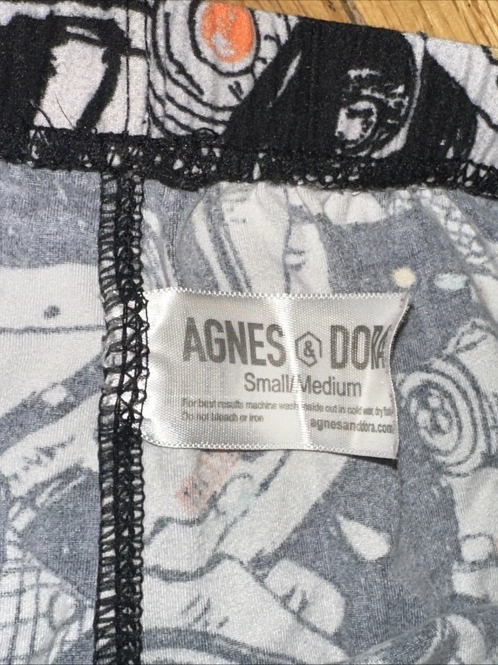 Leggings elásticas padrão floral Agnes & Dora, tamanho P/M - Imagem 3 de 4