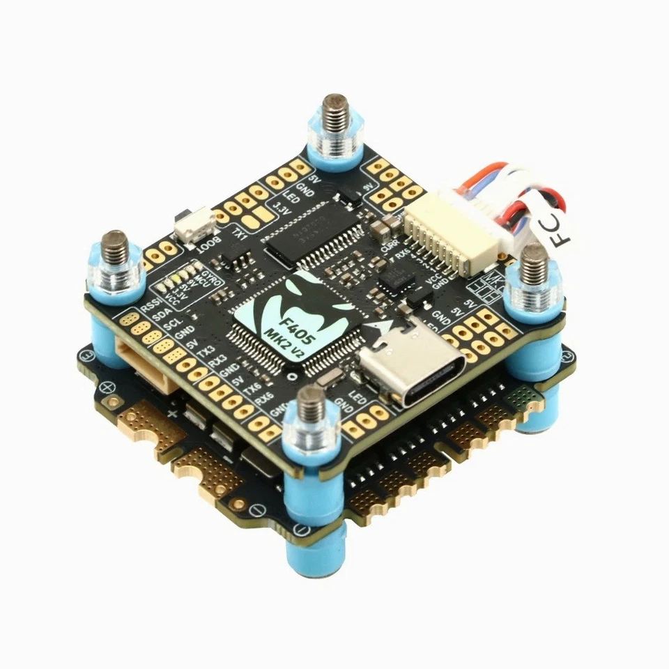 F405MK2 Betaflight Flight Controller mit F55A 55A 3-6S ESC für RC FPV Drone - Bild 2 von 4