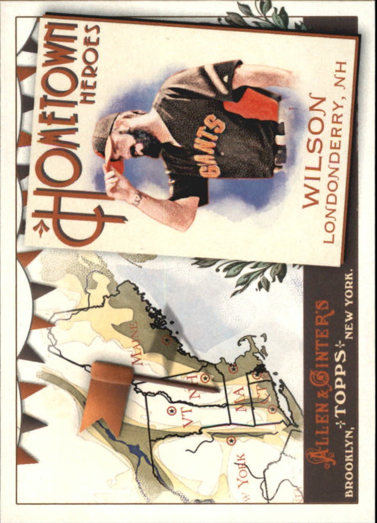 2011 Topps Allen and Ginter Hometown Heroes #HH3 Brian Wilson - BB