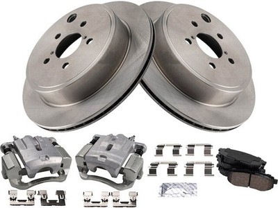 For 2017-2019 Toyota 86 Brake Pad Rotor and Caliper Set Rear 43391FXZZ 2018