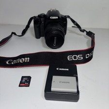 Canon EOS Rebel XSi Digital SLR Camera w EF-S 18-55mm Lens Battery Chrgr 4GB SD