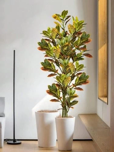 Large 120cm Artificial Plant for Living Room Office Bedroom Decor No Pot - Image 3 of 4