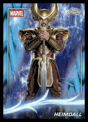 2025 Topps Marvel Studios Chrome RayWave 12 Heimdall
