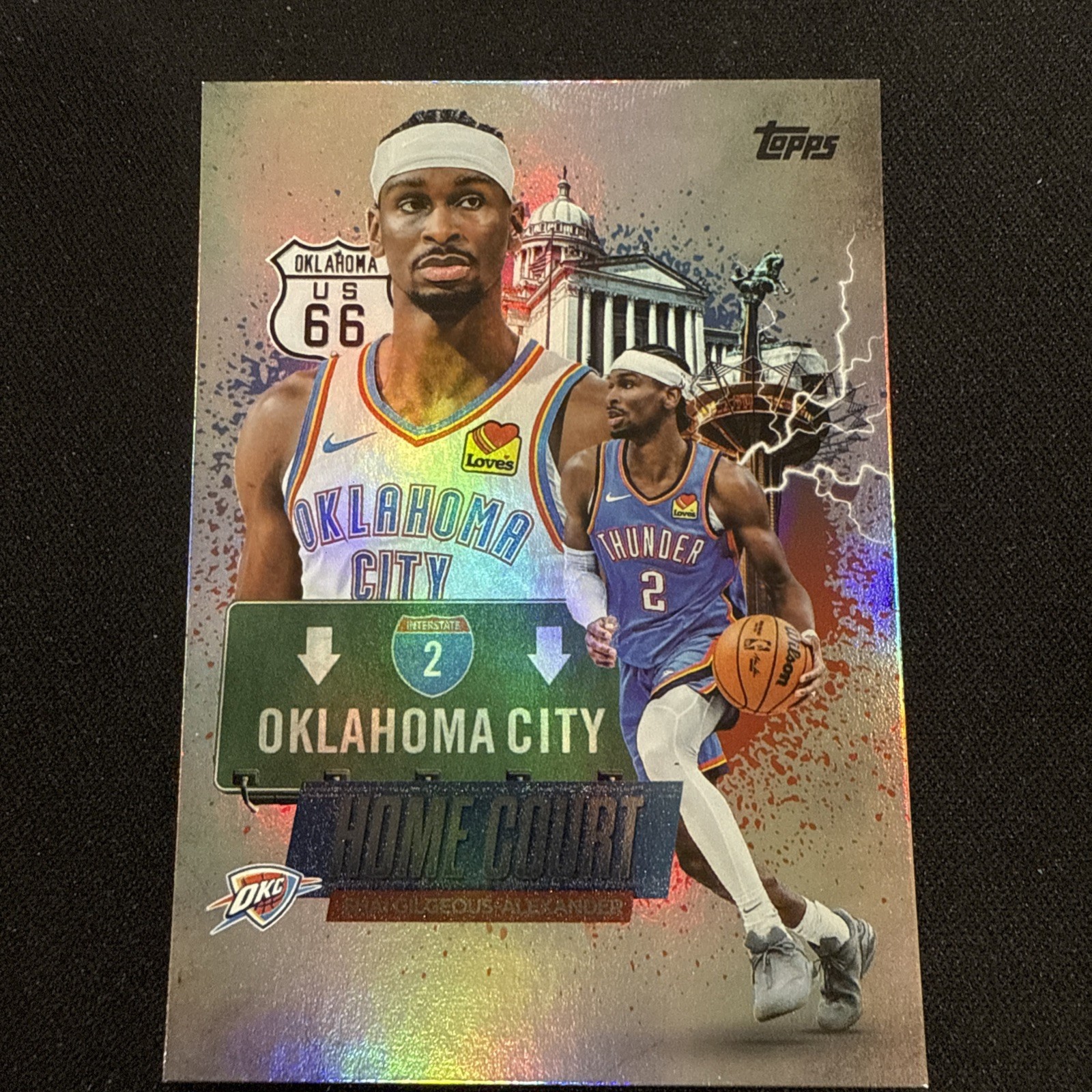 2025-26 Topps Flagship Shai Gilgeous-Alexander Home Court Case Hit SSP B30