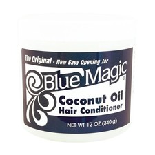 Blue Magic Coconut Oil Hair Conditioner 12 oz Moisturizes, Softens Adds Shin