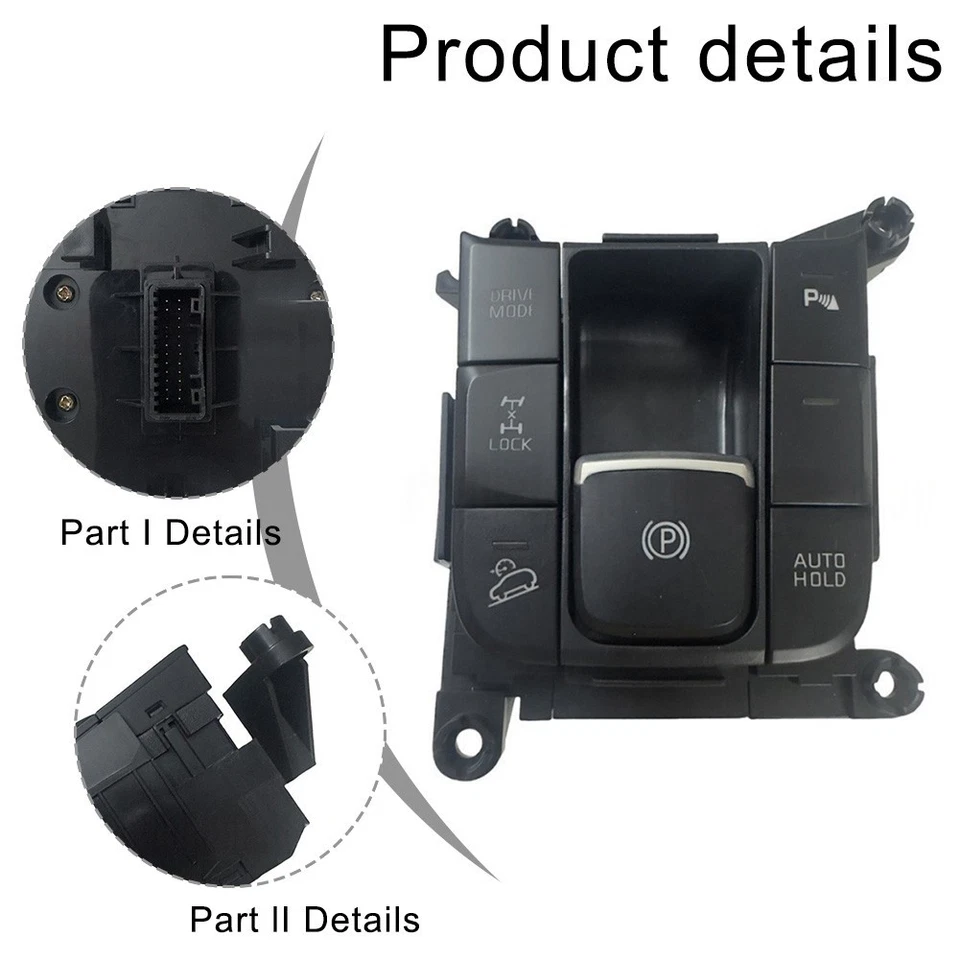 93600D9120 Electronic Parking Brake Switch for Hyundai For Kia Sportage For KX5 - Image 2 of 4