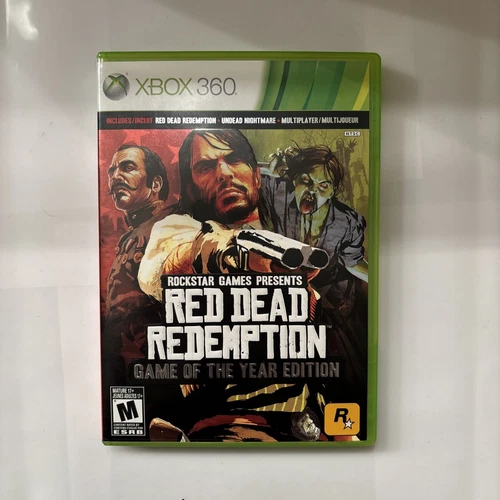 Red Dead Redemption: Game of the Year Edition (Xbox 360) Complete W/ Map Tested