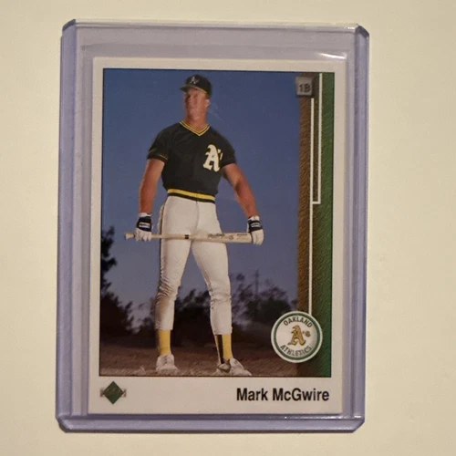 1989 Upper Deck Mark McGwire #300 Oakland Athletics