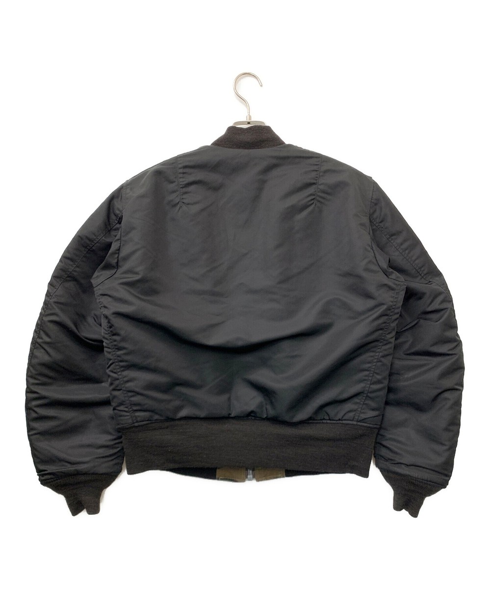 BUZZ RICKSON'S type BLACK MA-1 “D-TYPE” Size: L Black Men BUZZ RICKSON'S type BLACK MA-1 “D-TYPE” Size: L Black Men