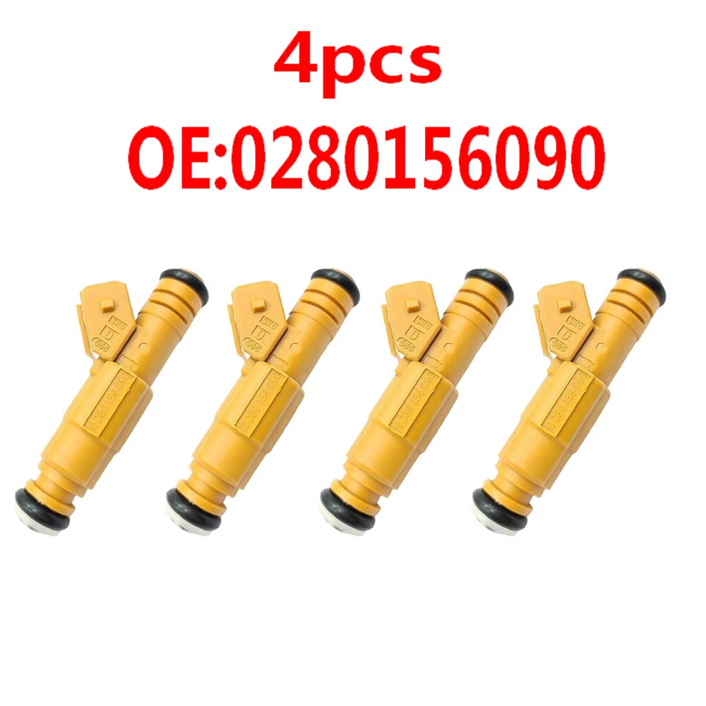 New Set of 4 Fuel Injectors 0280156090 for GM Vauxhall Opel Corsa 1.6 8V