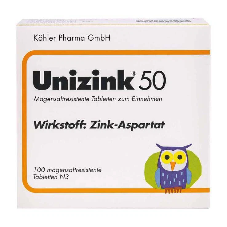 Unizink 50 Tabletten · 100 St · PZN 03441638