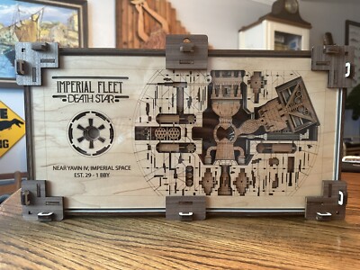 Laser Cut Death Star Art