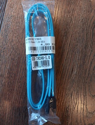 SATA-III-Kabel 3/6Gps. St./St. Befestigung :   0,5m ,  0,7m  und   1 , 0 m