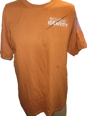 Vintage The Bourne Identity Shirt Mens Movie Promo Graphic Tee - Size Large