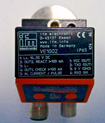 IFM Efector VE1002 Low Speed Vibration Diagnostic Sensor